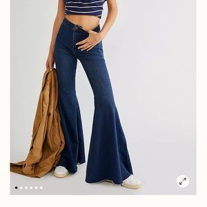 Free People Just Float On Flare Jeans